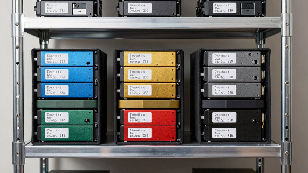 label organize secure backups