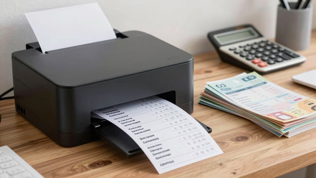 label printer enhances financial organization