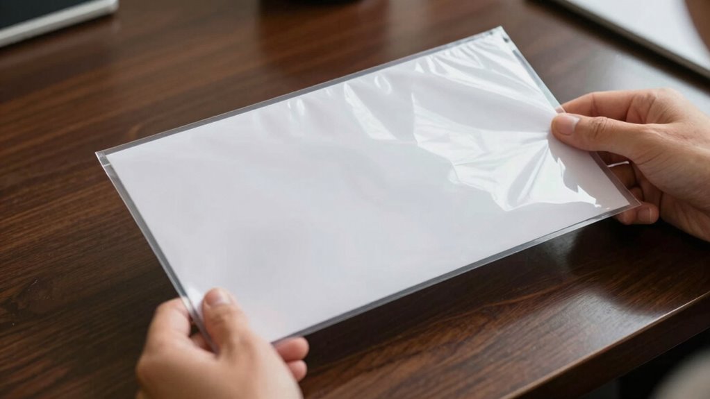 laminating affects document verification