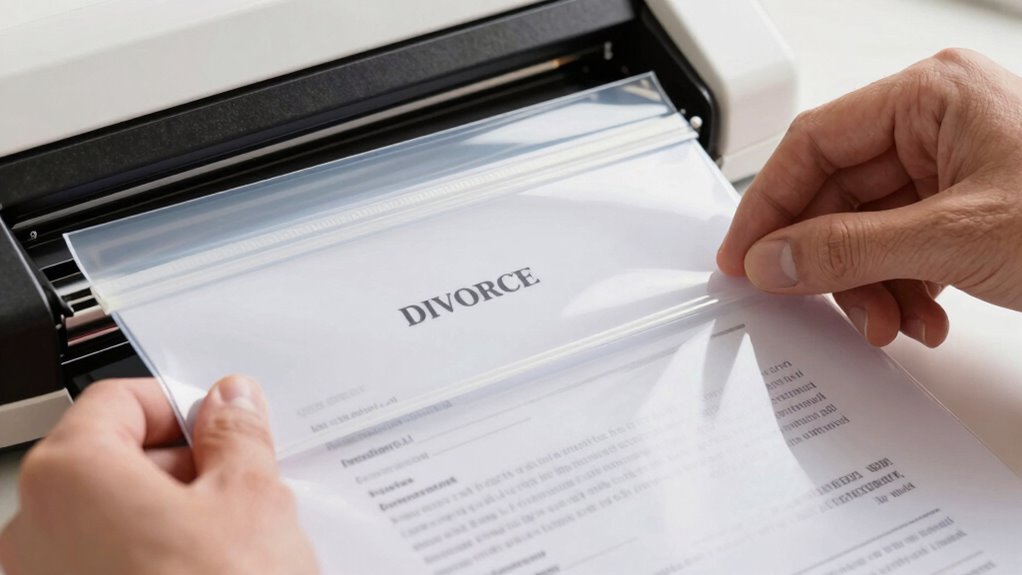 laminating legal document risks