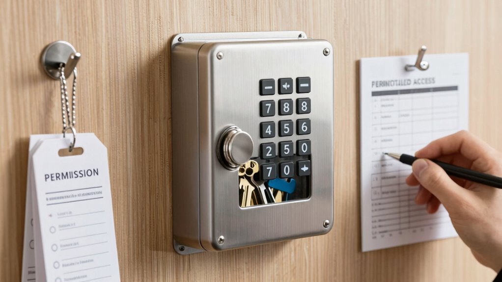 manage lock box permissions