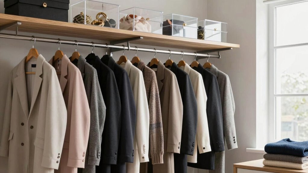 organize wardrobe by season