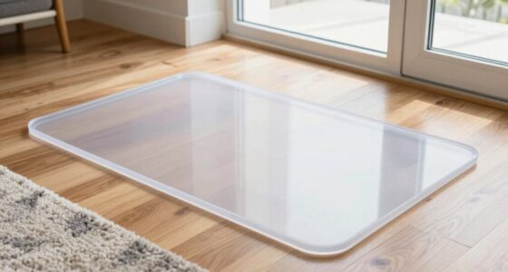 protect floors with chair mat