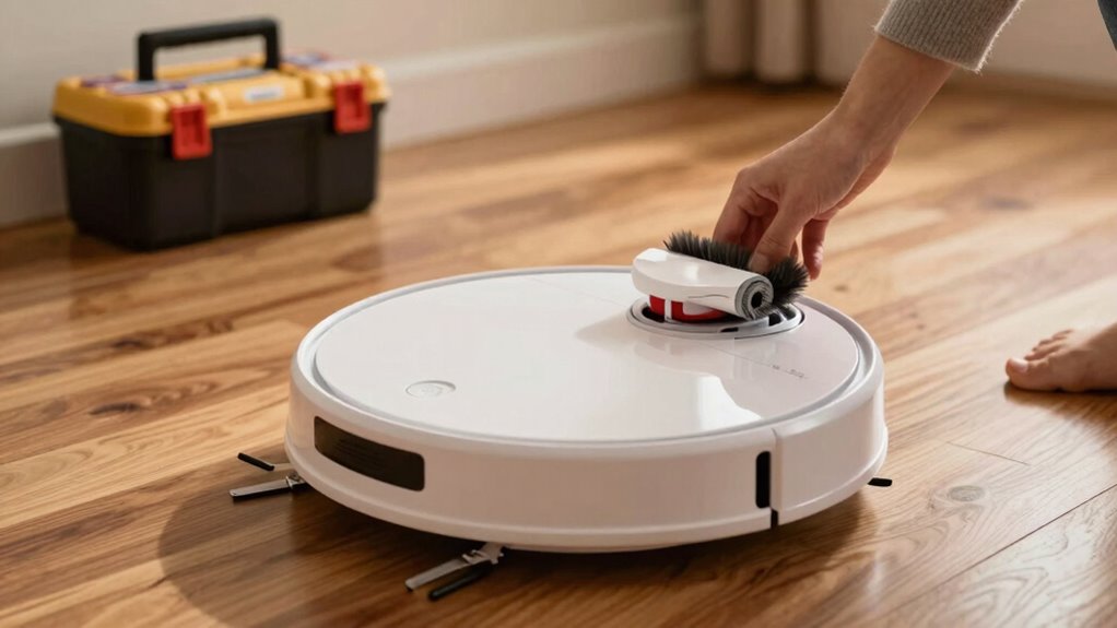 reset for optimal cleaning