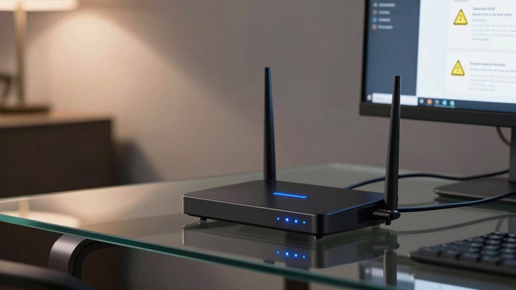 router reset after separation