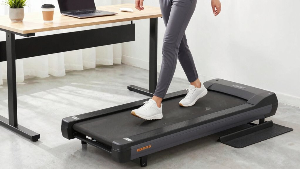 safe controlled desk walking