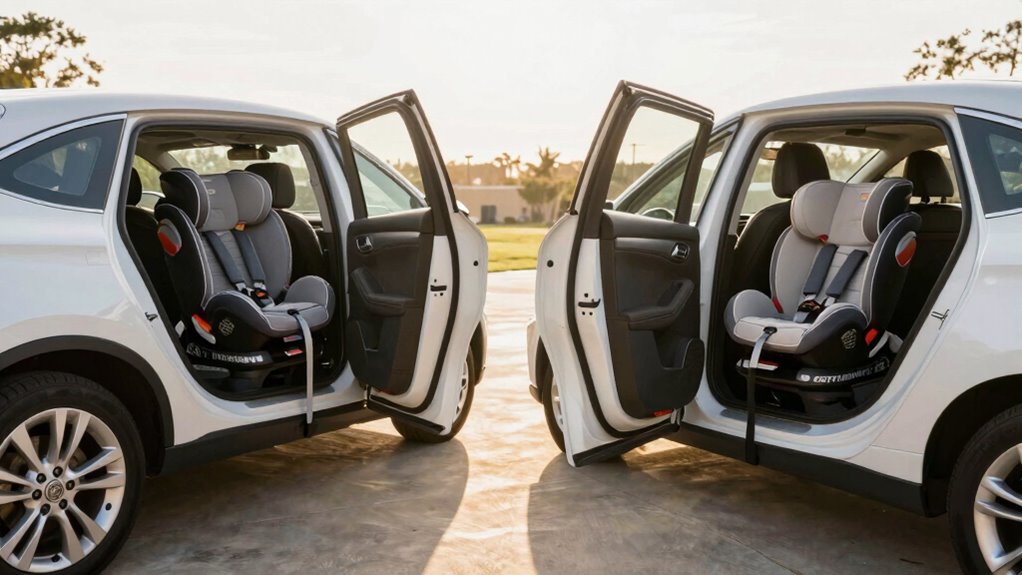 secure compatible car seat setup