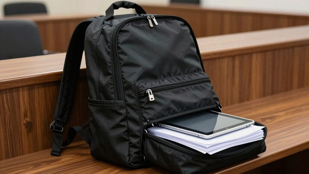 secure court document organization