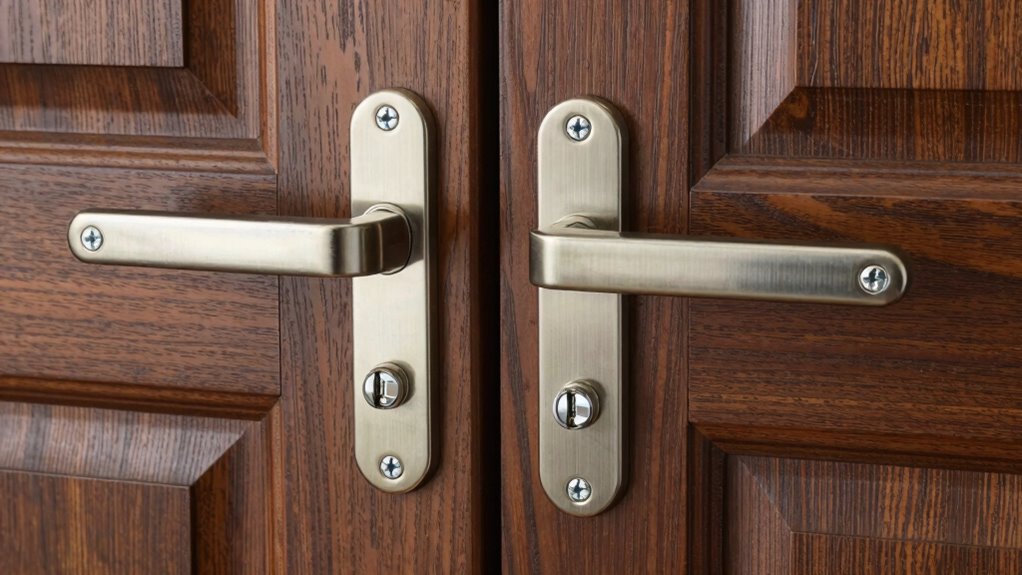secure door frame installation