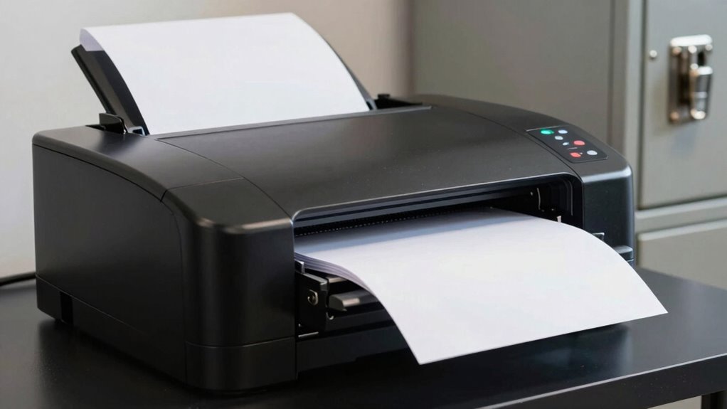 secure label printer design