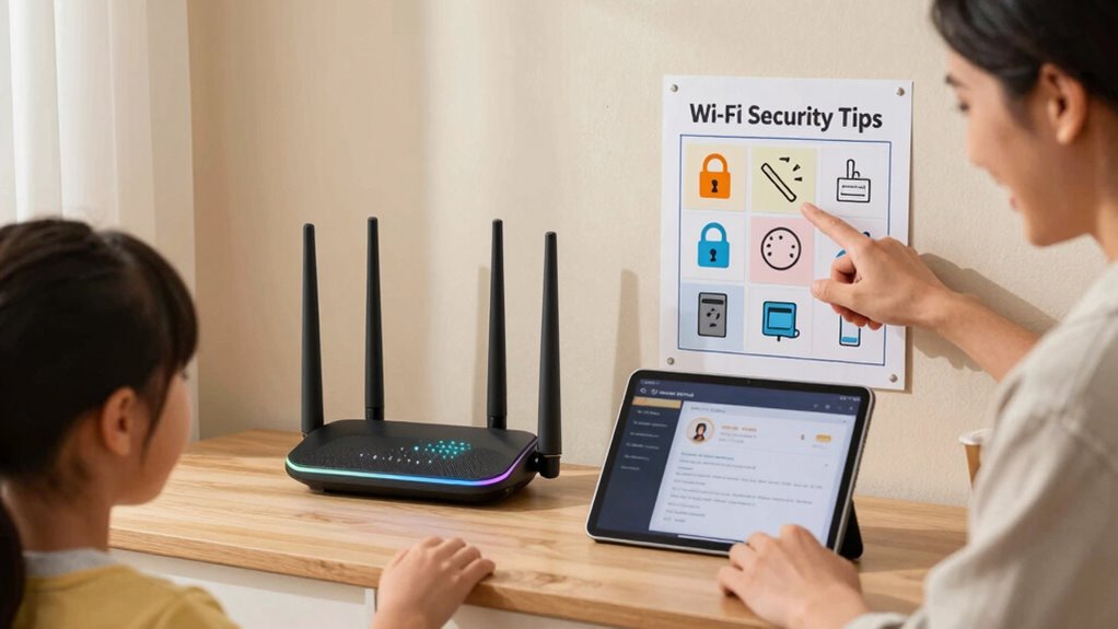 secure wi fi protect information