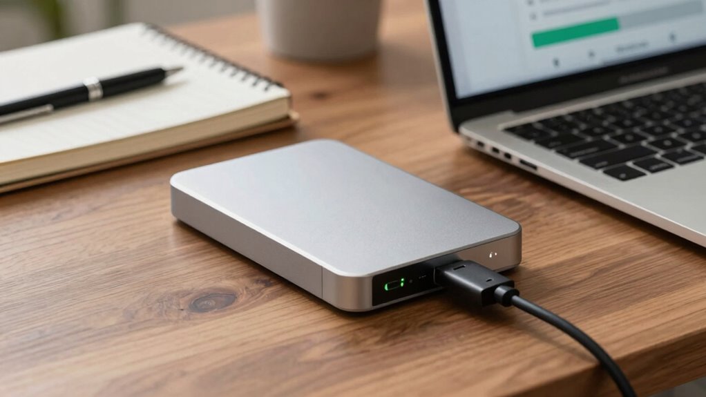 set up external backup system