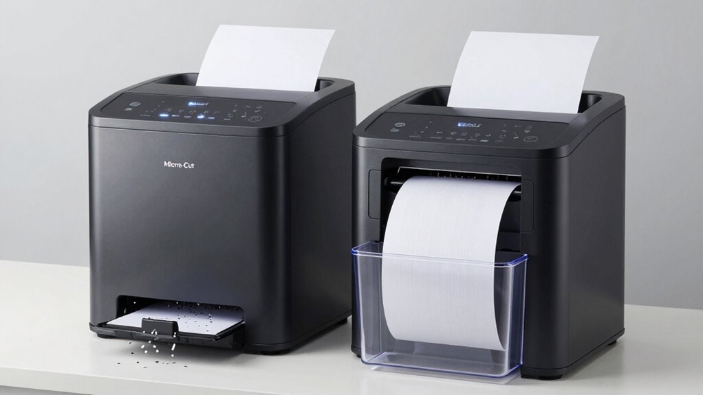 shredding speed and noise