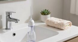 simple water flossing habit