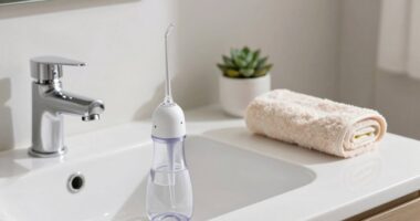 simple water flossing habit