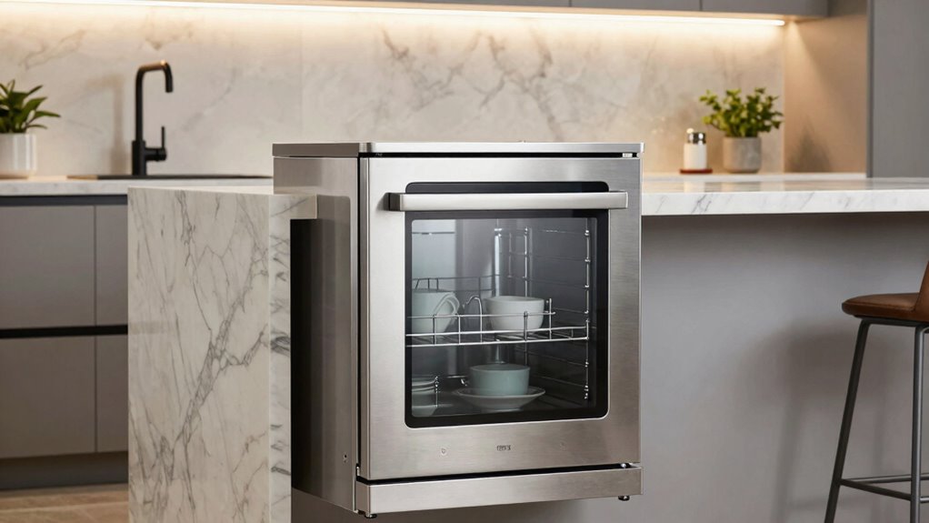 space efficient versatile dishwasher