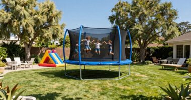 top large backyard trampolines