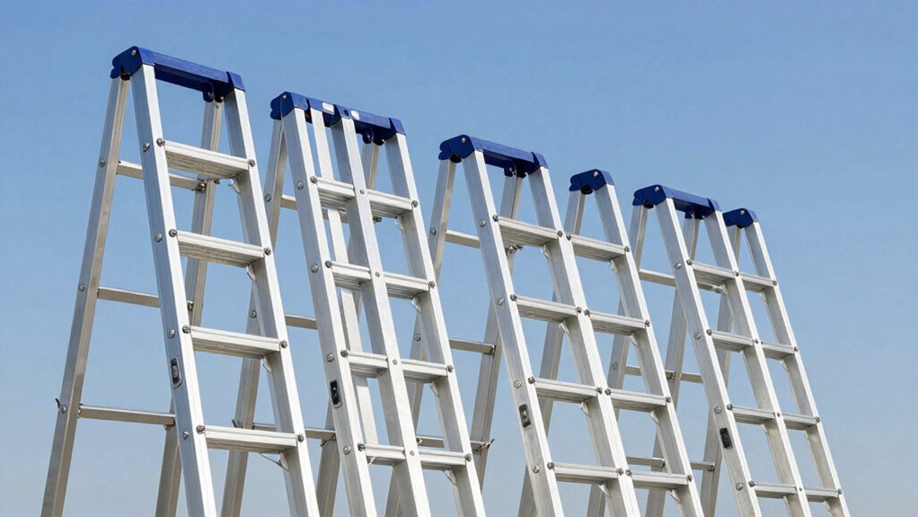 top multi position aluminum ladders