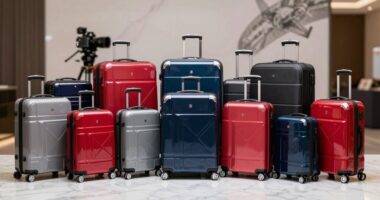 top premium hard suitcase sets