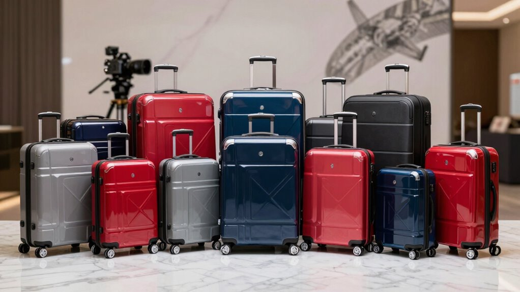top premium hard suitcase sets