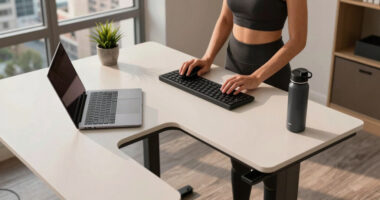 6 Best L-Shaped Standing Desks for New Apartment Offices in 2026