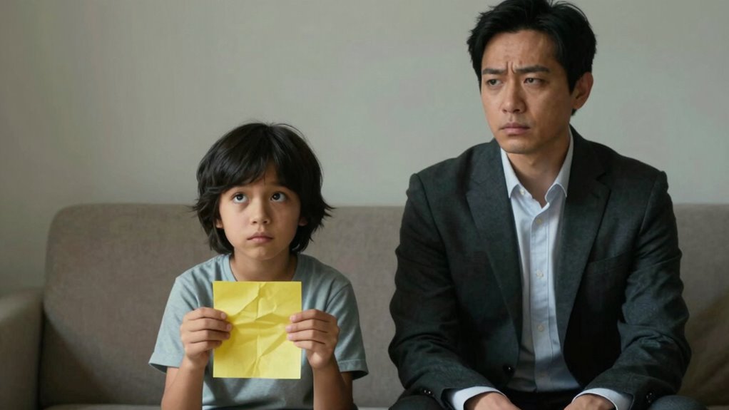 children used as emotional messengers