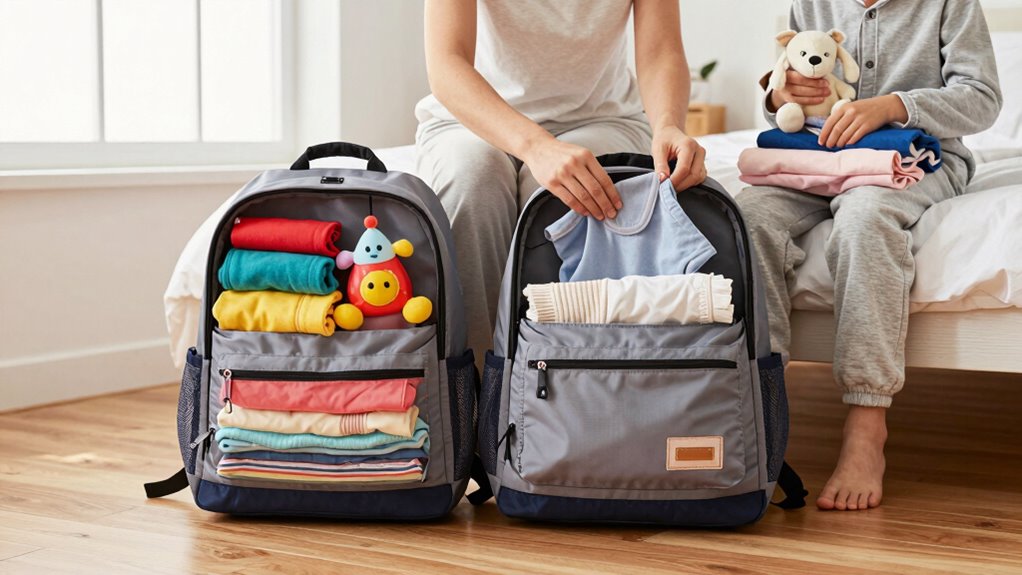 consistent organized packing routine