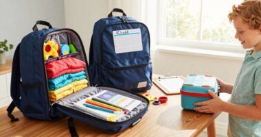 efficient packing routine for kids