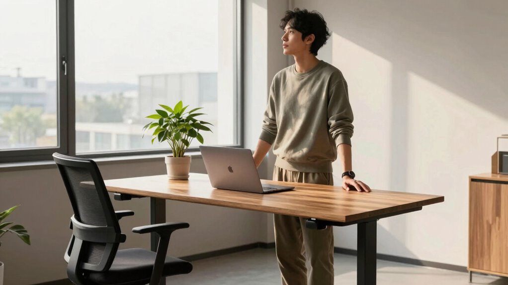 ergonomic standing desk benefits