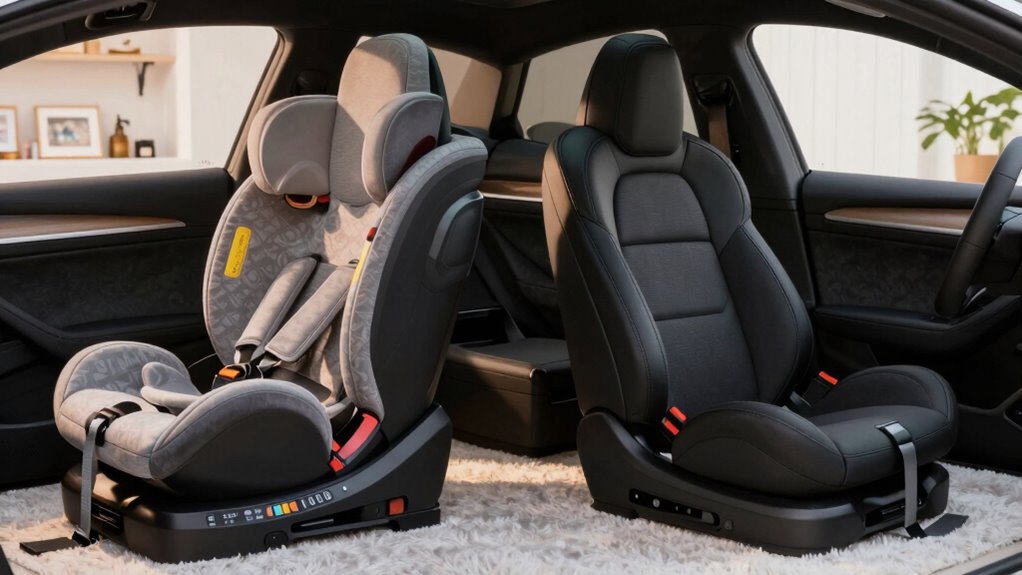 flexible secure adjustable car seat