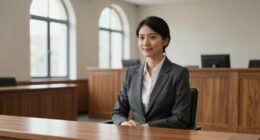 maintain composure in court