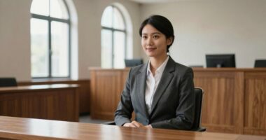 maintain composure in court