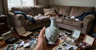 manipulating shared assets during separation