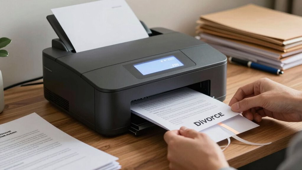 organized stress free divorce paperwork