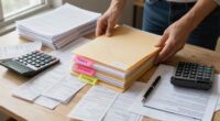 sort and file finances