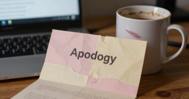 unresolved passive aggressive apology