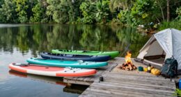 water sports and camping gear