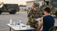 Military requiring flu vaccines for recruits as Air Force base deals with outbreak